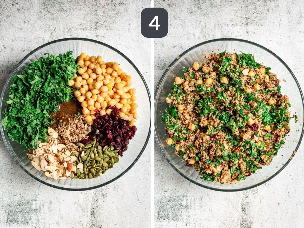 Quinoa Chickpea Salad with Cranberries